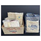 Needlework/cross stitch material & bag
