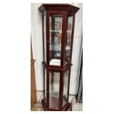 Pulaski Lighted Glass Front Display Cabinet