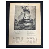 1932 Mt Emblem Mill Advertises Calendar