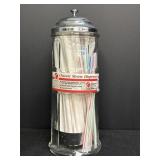 Gemco Glass Straw Dispenser