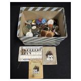 Variety of Vtg. Buttons & Hook & Eyes