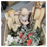 Holiday Florals & Angel Decors