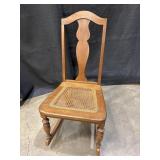 Antique Cane Rocking Chair