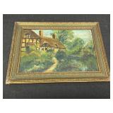 Cottage Scene Painting