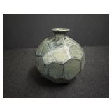 Small Faceted Ceramic Vase