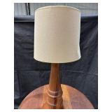 Wood Base Table Lamp