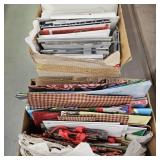 Assorted Holiday Gift Boxes, Bags, & Tissue