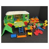 Tyco Preschool Sesame Street Camping Van Toy Set