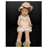 Vinyl & Cloth jointed doll w/ movable eyes