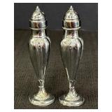 Silver Plated Salt & Pepper Shakers