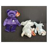Princess, Peanut, & Teenie Peanut Ty Beanie Babies