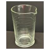 6" graduated glass measuring beaker