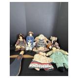 Variety of Handmade Dolls (7)