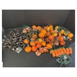 Variety of fall plastic blow mold string lights &