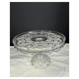 Clear Pedestal Cake Stand
