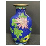 5" cloisonnï¿½ enamel vase