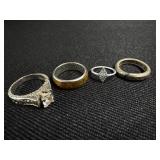 Costume Rings & Stratford Silver Co Ring