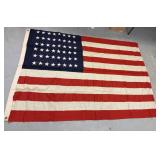 48 star American Flag, 7ft 3in x 4ft 8in, couple