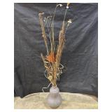 Ceramic Vase w/ Artificial Decorative Plants