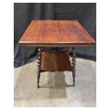 Antique Mahogany Lamp Table