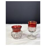 Kings Crown Wine Goblet & Toothpick Holder