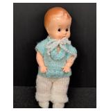 Plastic Doll w/ movable head, arms, legs & eyes