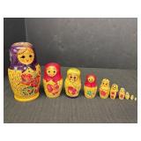 7.5" Matryoshka Russian Nesting Dolls, 10