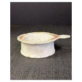 Vtg Porcelain Tea Strainer & Cup