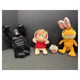 4 plush animals - Gund Safari Sounds 3.5in gray
