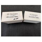 223 Remington reloaded ammo 55gr FMJ-BT