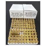 .38 Special 110gr. JHP.  50 per box.  Marked R - P
