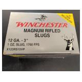 Winchester 12ga.-3in Magnum Rifled Slugs