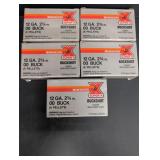 (5) Winchester 12ga Buckshot Shotgun Shells