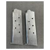 2- 45 ACP 7 Round Magazines