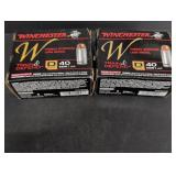 (2) Winchester Train & Defend 40 S&W 180 grain