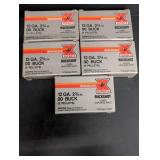 (5) Winchester 12ga Buckshot Shotgun Shells