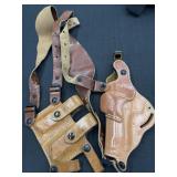 De Santis Leather Vertical Shoulder Holster