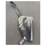 US Black Leather Shoulder Holster