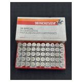 Winchester 38 Special pistol/revolver cartridges