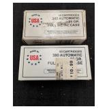 (2) boxes 380 Automotic Cartridges 95GR. Full