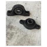 2 Browning ball bearings: pillow block & flange,