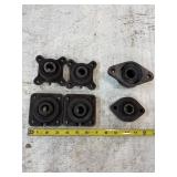 Flanged ball bearing units, 2 bolt & 4 bolt