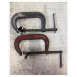Wilton 406 & Armstrong C-Clamp (2)