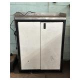 2 Door 2 shelf cabinet