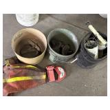 Valve lockouts, safety vest, metal roller parts,