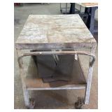 Steel Work Table only Wheels