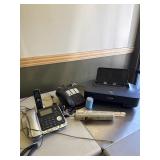 Variety of Telephones & Canon Photo Printer