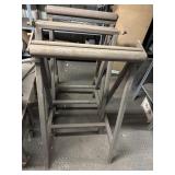 (3) Heavy Duty Metal Sheet Rollers