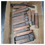 Assortment of Brazed Carbide-Tipped Lathe Tool