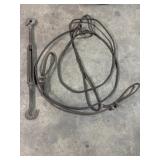 (2) Wire Rope Slings & Turnbuckle
